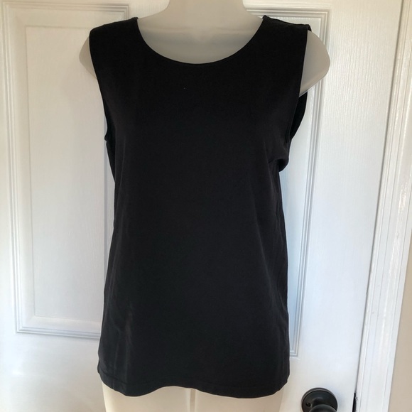 George seamless sleeveless black top - Picture 1 of 3